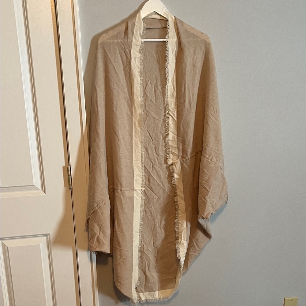 Free People Tan Cape Jacket